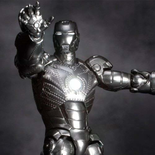 Figura Tokusatsu Revoltech No.035 Iron Man IRON MAN MARK II KAIYODO F/S con pista# - Imagen 7 de 11