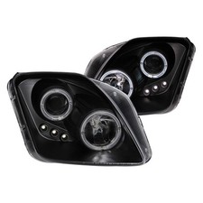 For Honda Prelude 97-01 Headlights Driver & Passenger Side Black CCFL Halo