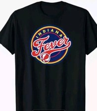 Indiana Fever Graphic Men's T-Shirt Soft Cotton Breathable Black XXXL 3XL