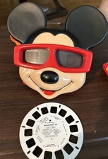 Vintage 1989 Mickey Mouse 3D View Master Reel View-Master Walt Disney Viewfinder