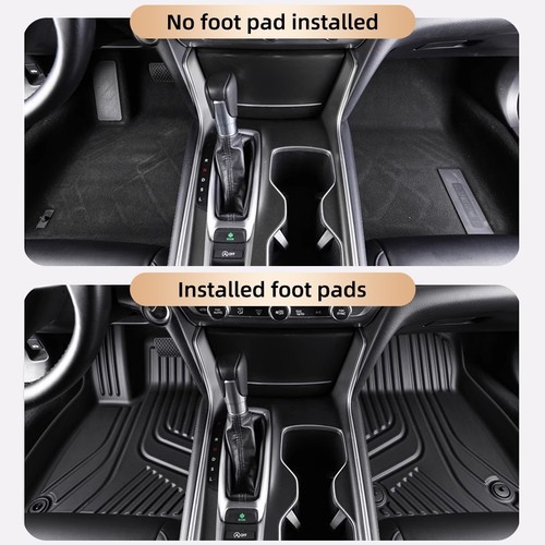 Floor Mats Liners Fit For 2018-2023 Toyota Tacoma Double Cab TPE All Weather - Imagen 13 de 16
