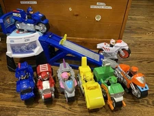 Paw Patrol Moto Pups Deluxe Pull Back Motorcycle Vehicle w/ Wheelie Feature