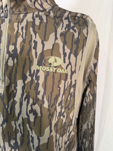 New Mossy Oak Bottomland Kenai Camo Green Hunting Gear Pullover CHO Elite Sz XXL - Picture 5 of 16