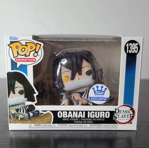 🔥Funko Pop! Demon Slayer: Obanai Iguro #1395 Rare Funko Shop Exc. W/Protector🔥