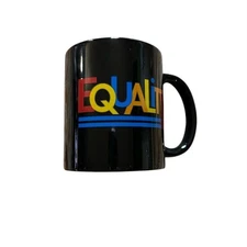 ICUP “EQUALITY” black coffee mug
