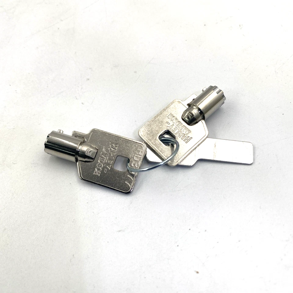 oem Harley 71452-91A Genuine Barrel Keys Replacements Code 3977 Touring Softail - Image 2 of 4