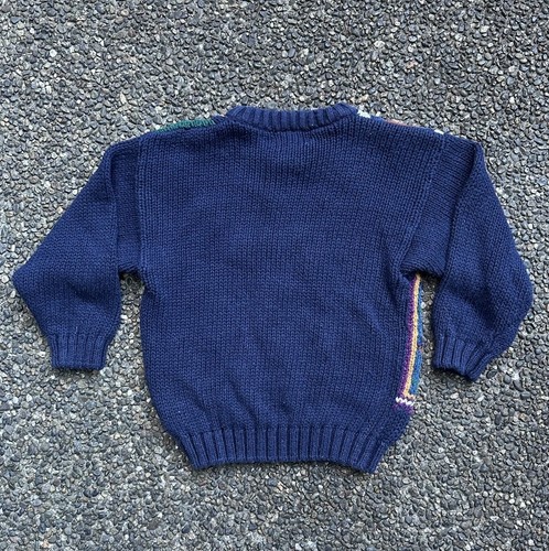 Vintage Concrete Mix Pullover Sweater Kids M Medium Age 5-6 - Picture 3 of 3