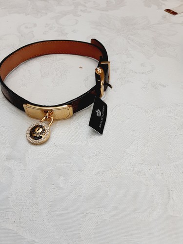 Bracciale Brighton Wrap Love Locks My Flat London girocollo in pelle ghepardo - Foto 7 di 16