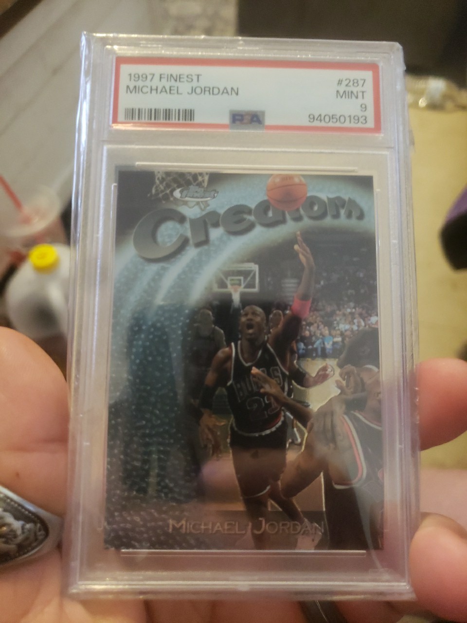 1997-98 Topps Finest - Uncommon - Silver Michael Jordan #287