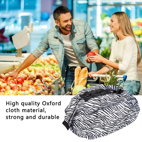 HD Stylish Reusable Shopping Bag Oxford Cloth Portable Foldable High Capacity - Picture 4 of 23