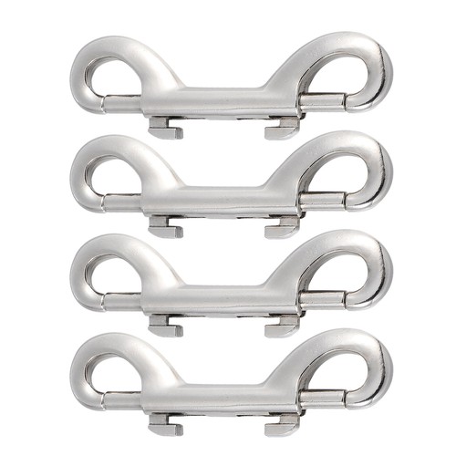 4 Pcs Metal Double Ended Trigger Hook Snap Clips Heavy Duty Design