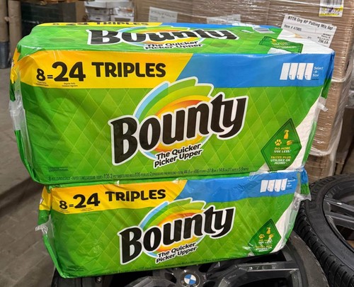 2-PACK Bounty Paper Towels Select-a-Size, 8 Triple Rolls EACH (16 Rolls Total) - Picture 1 of 2