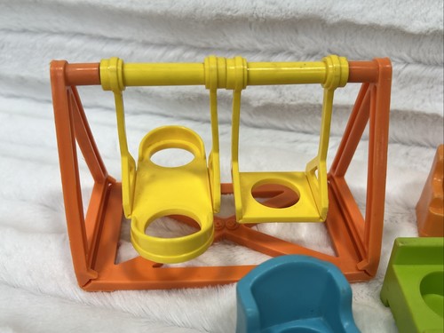 28 Pc Vintage Wood & Plastic Fisher Price Little People Figures & Accessories - Picture 2 of 11
