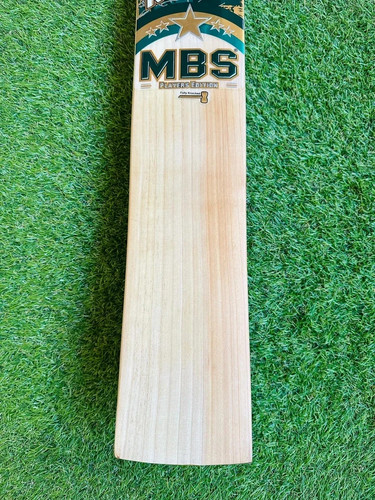 Grade 1 English Willow MB Malik Cricket Bat 2023 Plain Model Short Handled - Picture 4 of 4