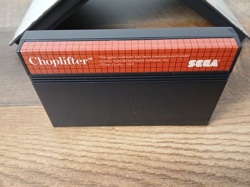 Choplifter (Sega Master System, 1986) No Manual - Tested - Picture 2 of 6