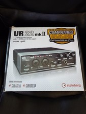 Steinberg UR22mkII USB Audio Interface w/ Box,  Software 24bit
