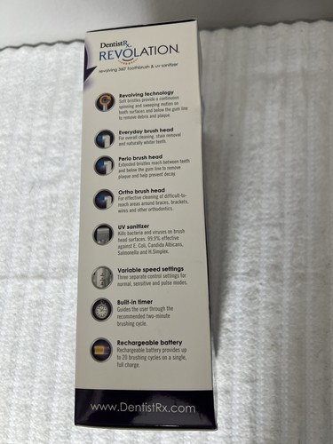 Dentist Rx Revolation Power Toothbrush and UV Sanitizer Dentist New - Bild 5 von 8