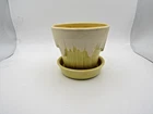 Vintage 4" McCoy Yellow MCM Planter