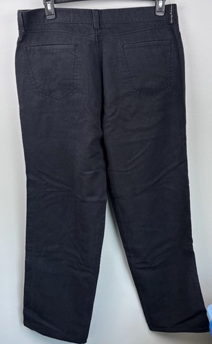 Tommy Bahama Pantalones Para Hombres 36 Desteñidos Negros Tencel Algodón Chinos Relajarse - Imagen 3 de 6