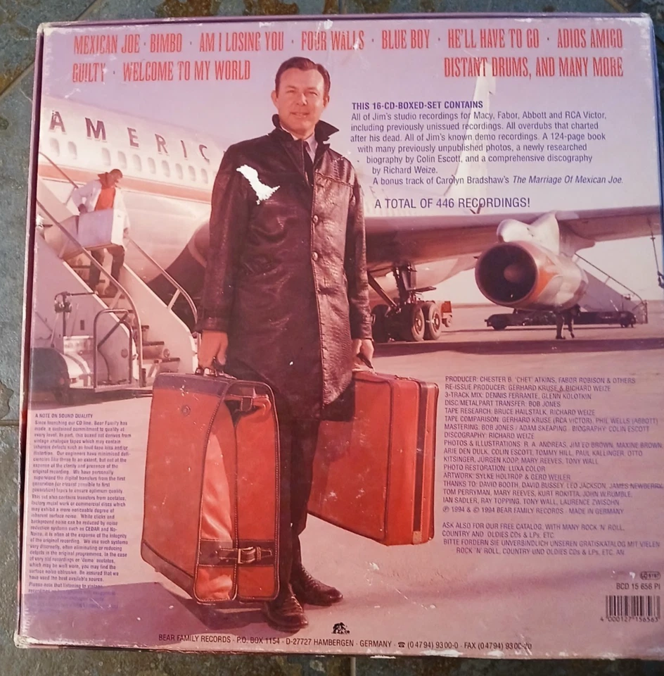 Jim Reeves: Welcome To My World - Box-Set von Bear Family Rec. - unvollständig - Bild 2 von 3