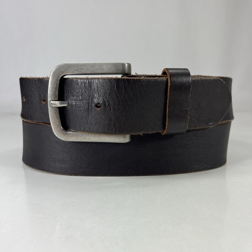 Bill Adler Wide Brown Genuine Leather Belt - Men's Size 36