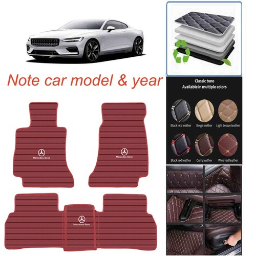 For Mercedes Benz All Models Car Floor Mats Luxury Custom Carpets Waterproof Mat - Picture 25 of 49