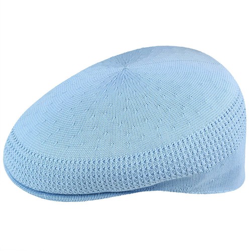 KANGOL Tropic Ventair 504 Ivy Cap 0290BC Summer Flat Driving Hat - Light Blue