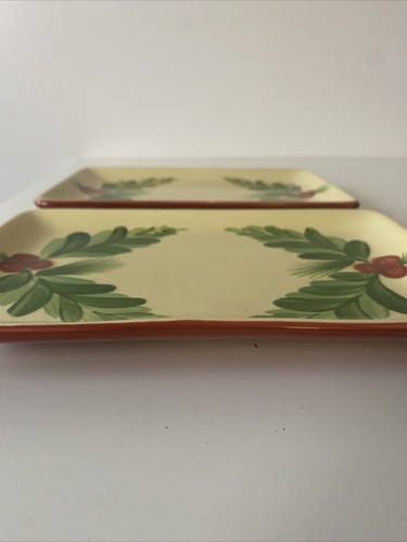 SOUTHERN LIVING At HOME Gail Pittman CHRISTMAS MEMORIES Appetizer Plate 5" X 8" - Picture 5 of 10