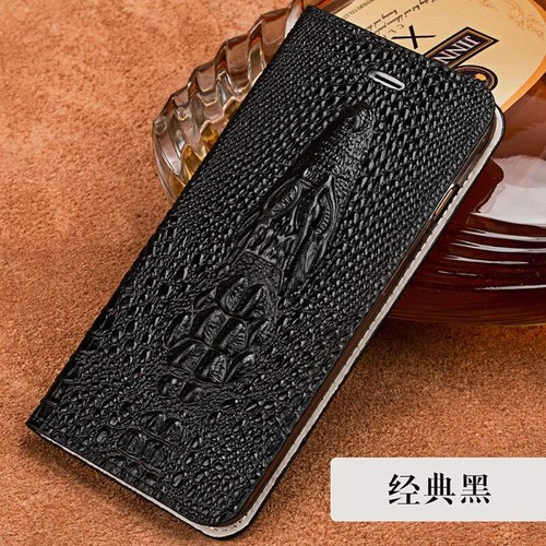 Genuine Leather Flip case for Oneplus 10 ACE Pro 10T Crocodile Dragon Head Cover - Picture 7 of 30