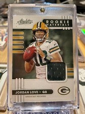 2020 Panini Absolute Rookie Materials Jordan Love #4 Jersey Patch Card RC Mint