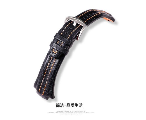 15X27MM GENUINO PARA SEIKO SPORTURA SNL029P2 SNL021P1 SNA595P2 CORREA DE RELOJ DE CUERO - Imagen 8 de 8