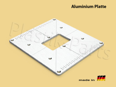 ALU Befestigungsplatte Einlegeplatte Frästisch SiLVERLiNE 1500W 264895 Oberfräse