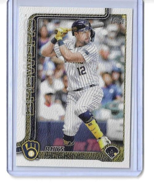 2025 Topps Rhys Hoskins Canvas Stock #12/50