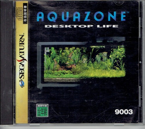 Aquazone Desktop Life for Sega Saturn Japan Import US Seller Complete in Box CIB