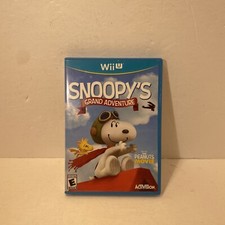 Peanuts Movie: Snoopy's Grand Adventure (Nintendo Wii U, 2015) Tested w/ Inserts