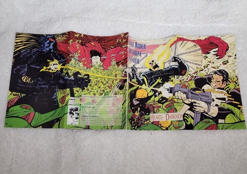 Ghost Rider Wolverine Punisher Hearts of Darkness Newsstand (1991 Marvel Comics) - Picture 2 of 3