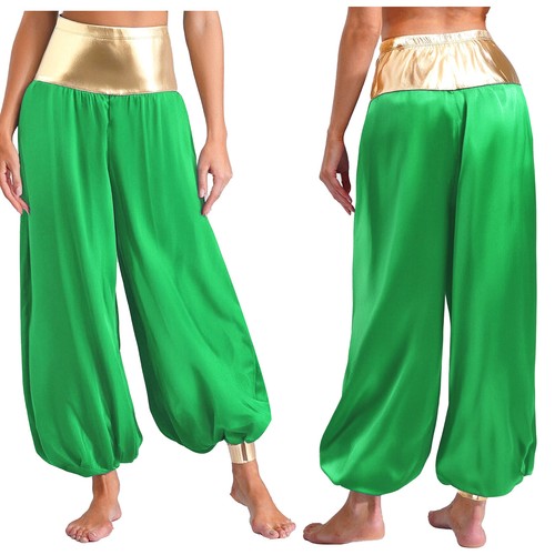 Women Hippie Harem Pants Arabian Princess Cosplay Trousers Halloween Costume - Picture 19 of 31