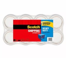 3M-Scotch 8 pack Heavy Duty Packing Tape 1.88" x 54.6 Yards 8 QUALITY ROLLS~ NEW