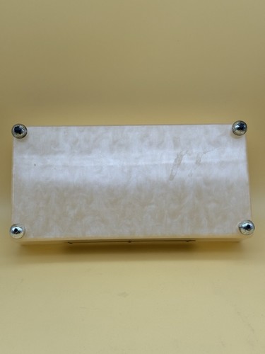 Vintage Lucite Tissue Box & Schmuckschatulle Set MCM Crossman Los Angeles - Bild 9 von 9