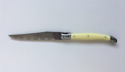 LAGUIOLE JEAN DUBOST FRANCIA COLTELLO DA BISTECCA CON APE. LAMA INOX - Foto 4 di 17
