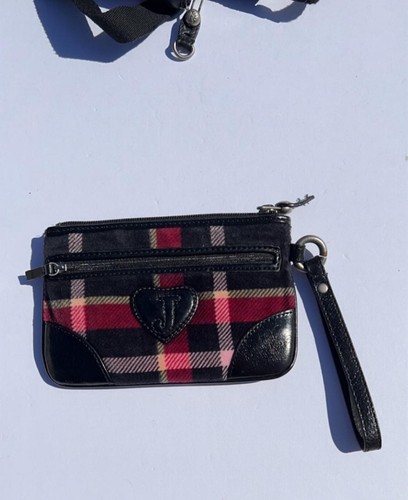 Vintage Black Red Juicy Couture Purse Satchel Bag Velour Y2K Plaid Lot of 4. - Picture 11 of 11