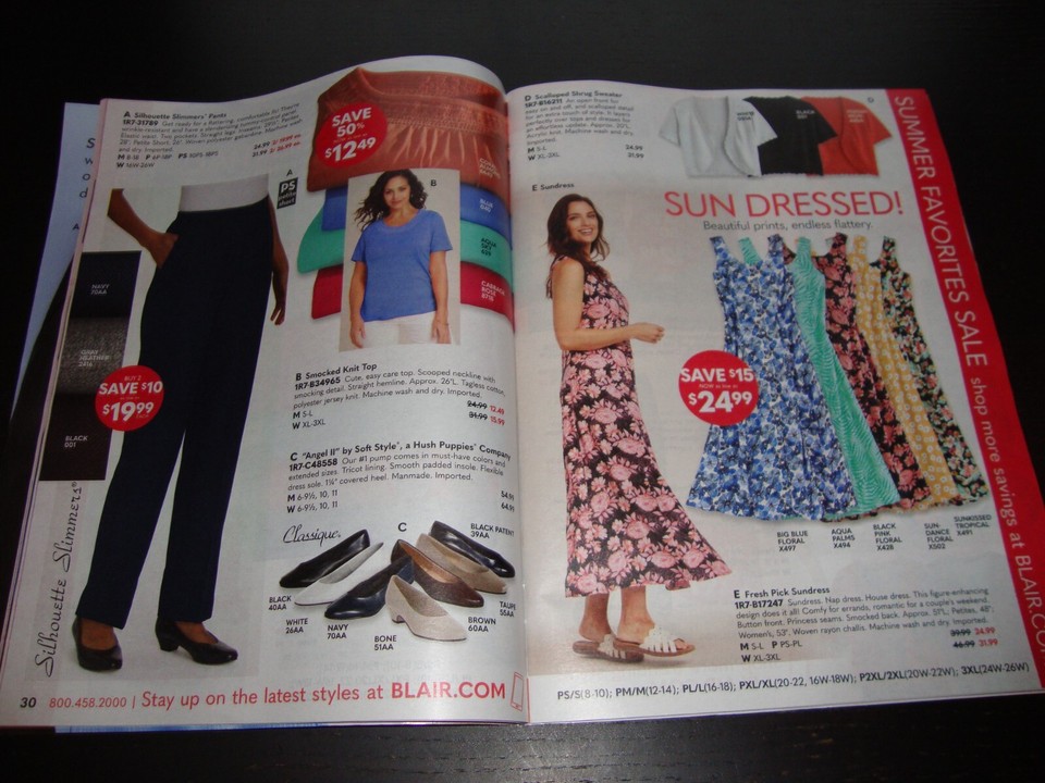 BLAIR Women's Fashion & Accessories CATALOG Summer 2023 84 Pages! eBay