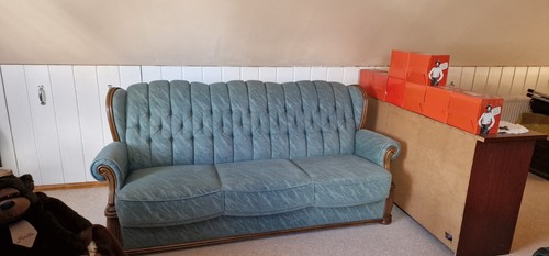 Couch gebraucht grün - Bild 5 von 15