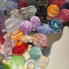 1/4LB Glass beads lot jewelry making mix variety bead supplies Read Description