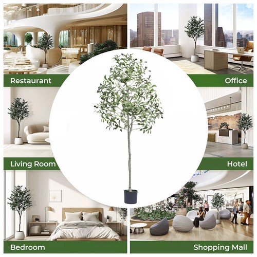 Artificial Plants Home Garden Office Decoration Plant Indoor Fake Olive Tree 5FT - Picture 3 of 12