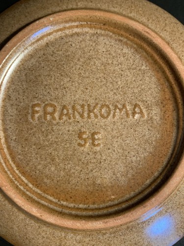 2 Frankoma Pottery Plainsman Brown Saucers 5E Plates 5 3/4" - Picture 9 of 10