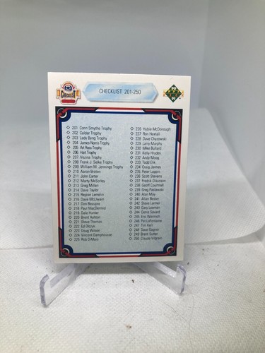 1990 - 91 Upper Deck Hockey ~ COMMONS ~1990 Version Hologram Large 90 - Picture 347 of 446