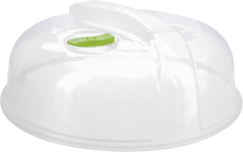 Microwave Food Cover, 10 Inch Clear Plastic Lid with Steam Vents - Picture 10 of 12