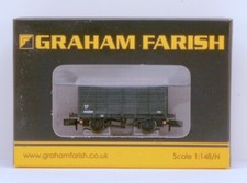 Graham Farish N Gauge 377-428 12T Southern Ventilated Van in GWR Grey