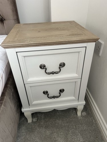 Next White 'Evie' Bedside Table Bedroom Furniture